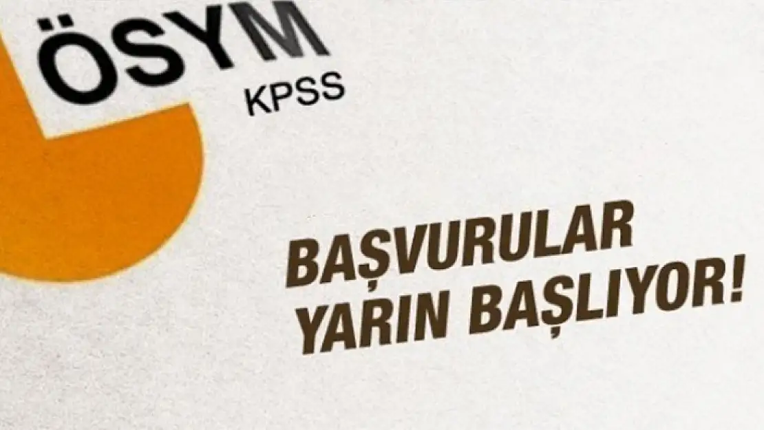 KPSS Başvuruları Başlıyor