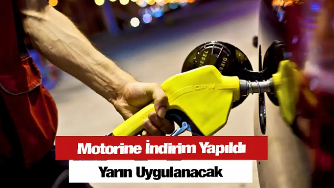 Motorine İndirim Yapıldı