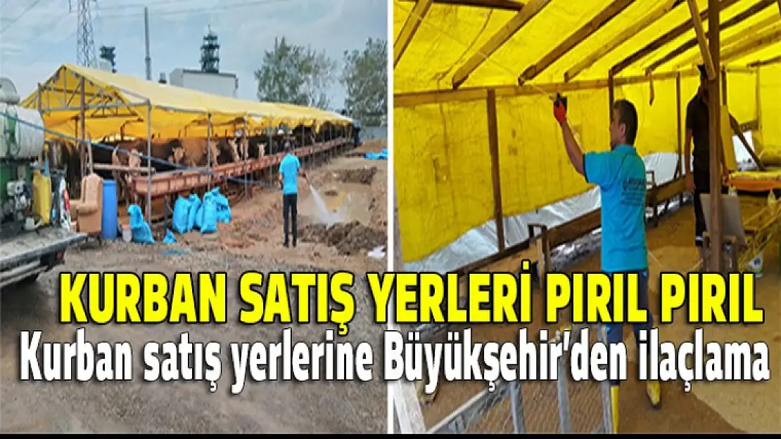 Kurban atış yerleri pırıl pırıl