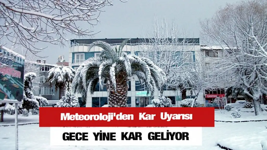 Meteoroloji'den  kar uyarısı