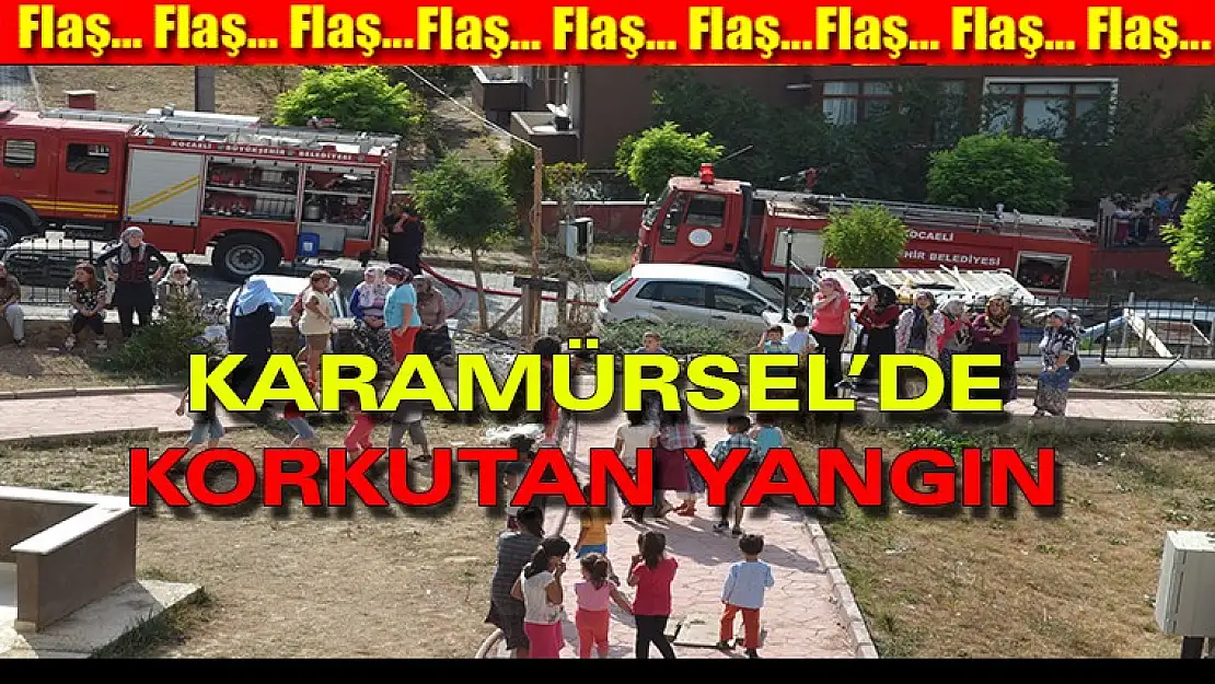 Karamürsel'de bir daire yangında kül oldu