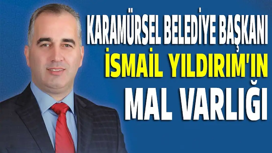 İsmail Yıldırım'ın mal beyanı!