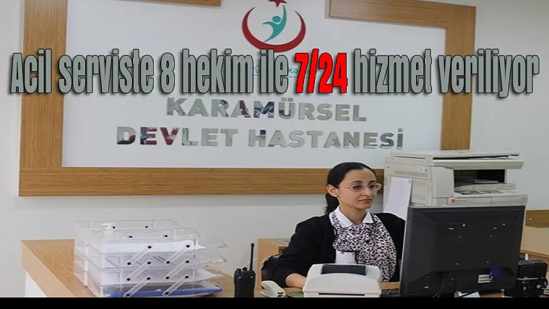 Karamürsel Acil serviste 8 hekim ile 7/24 hizmet veriliyor