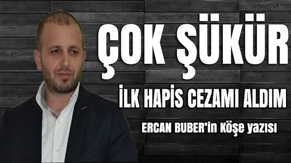 Hamd olsun, ilk cezamı aldım