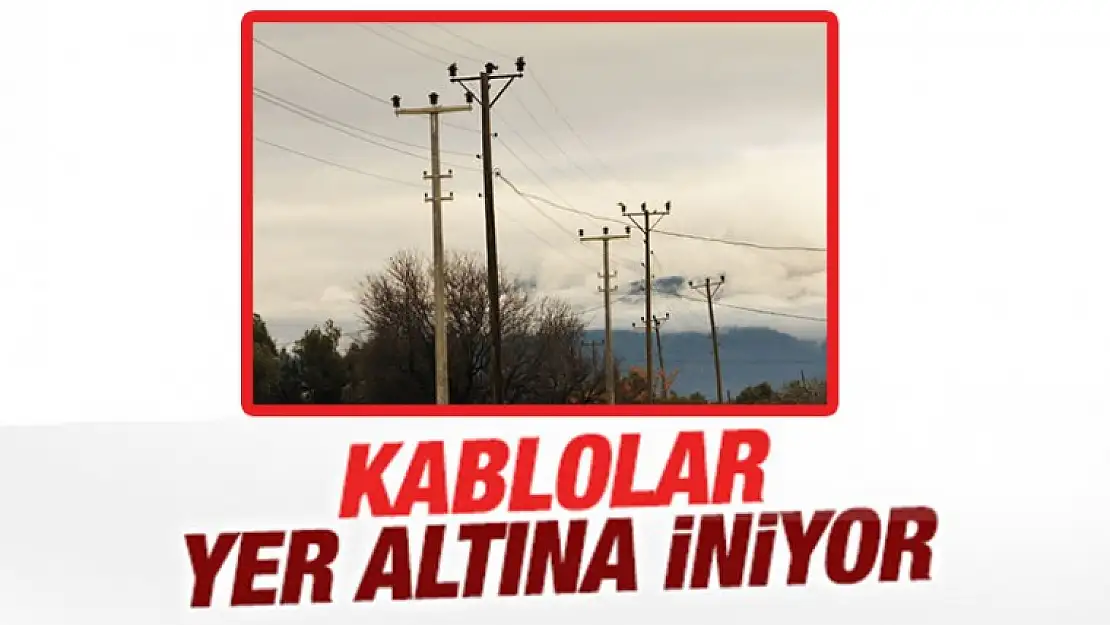 Karamürsel'de Elektrik Hatları Yeraltından Geçecek