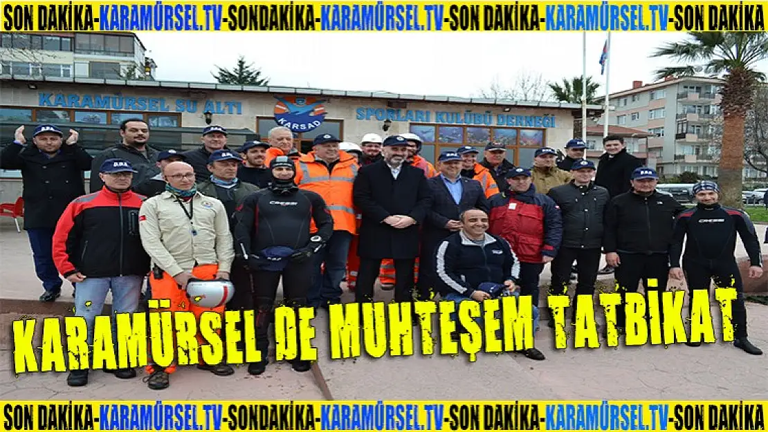 DAK/SAR'dan Karamürsel'de muhteşem tatbikat