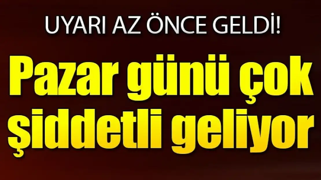 23 Nisan için Meteoroloji'den Kritik Uyarı