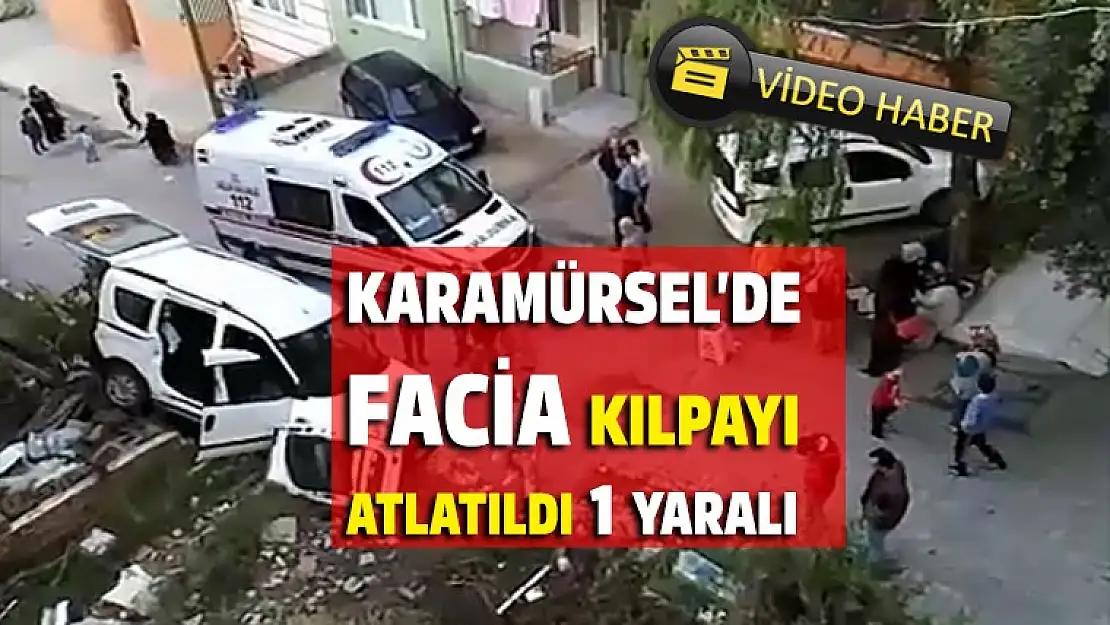 Freni Boşalan Otomobil Bahçe Duvarına Çarparak Durabildi