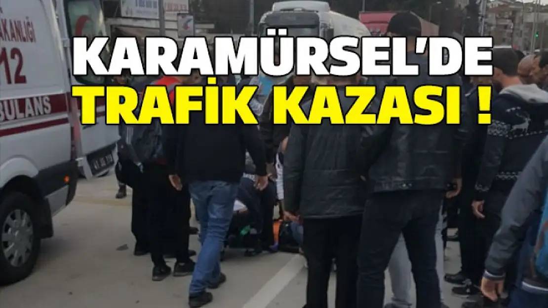 Karamürsel'de trafik kazası 1 yaralı