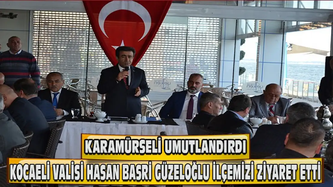 Kocaeli Valisi, Karamürsel'de Esnaf ve Sanatkarlarla Buluştu