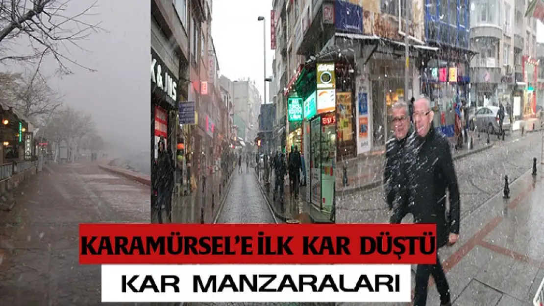 Karamürsel'e İlk Kar Yağdı