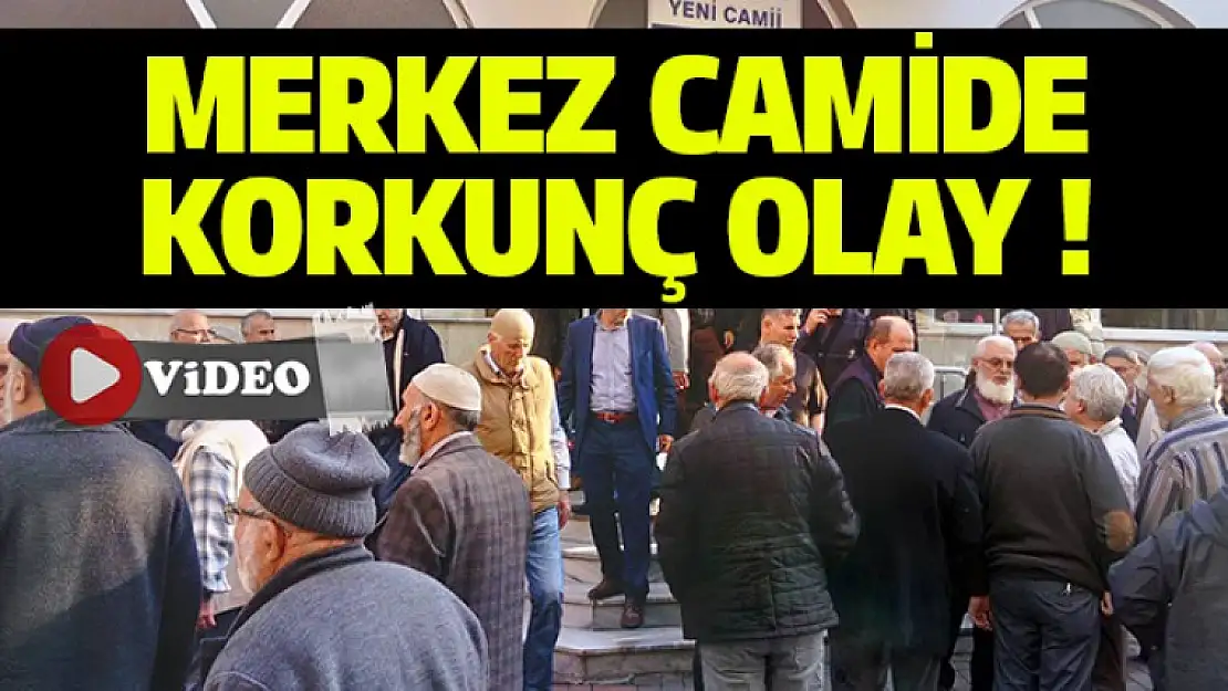 Karamürsel Merkez Camide korkunç olay