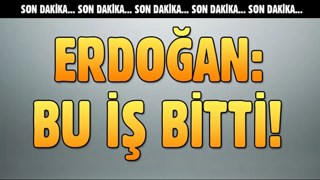 Erdoğan'dan CHP'ye flaş referandum yanıtı!