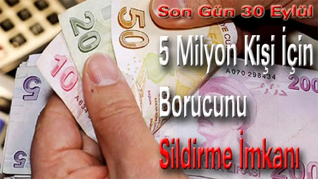 5 Milyon Kişi İçin Borucunu Sildirme İmkanı, Son Gün 30 Eylül