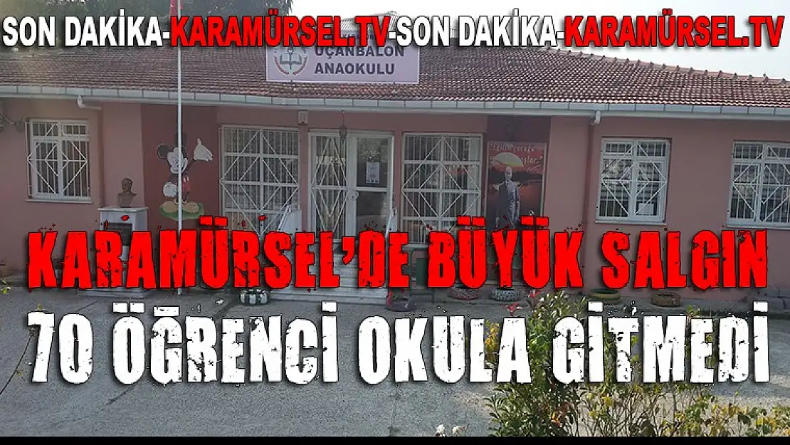 Karamürsel'de aynı okuldan 70 öğrenci okula gitmeyince!