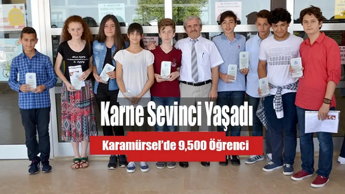 Karamürsel'de 9,500 Öğrenci Karne Sevinci Yaşadı