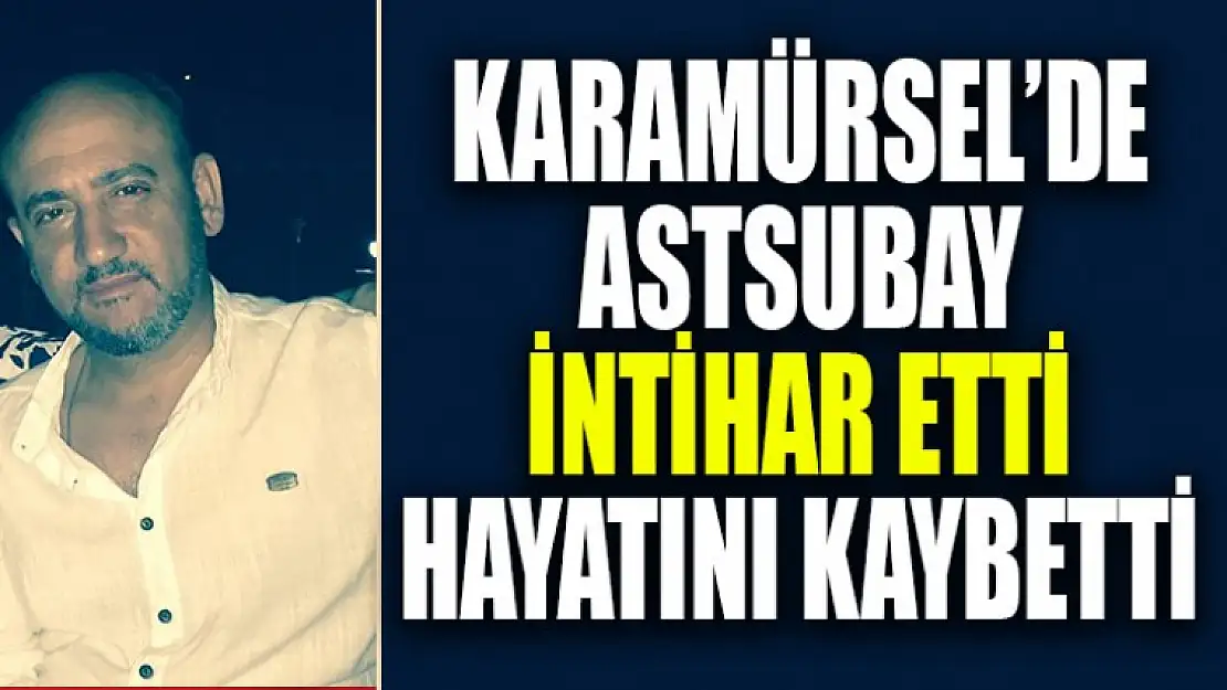 Karamürsel'de 1 Astsubay Kendi Beylik Tabancasıyla İntihar Etti