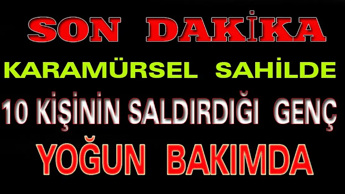 Karamürsel Sahilde 10 Kişinin Saldırdığı Genç Yoğun Bakımda