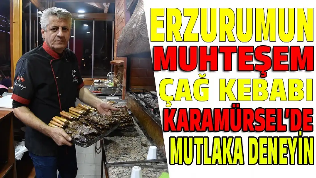 Karamürsel'de muhteşem 'ÇAĞ KEBABI'