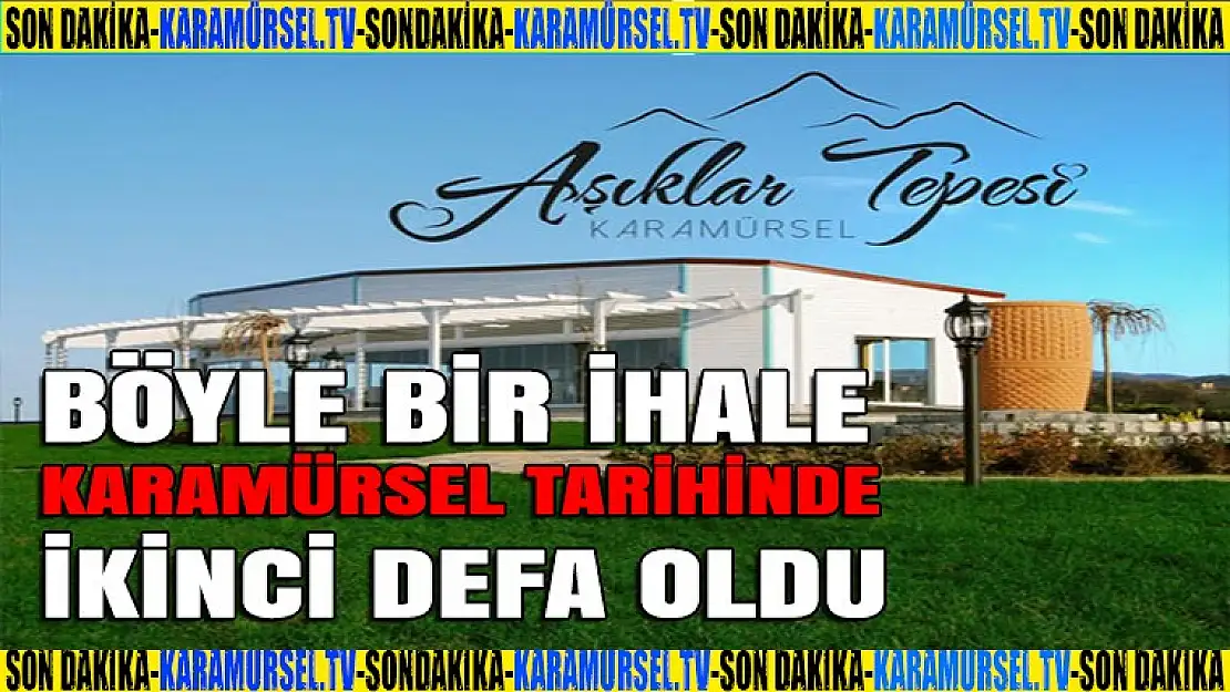 KARAMÜRSEL BÖYLE İHALE GÖRMEDİ