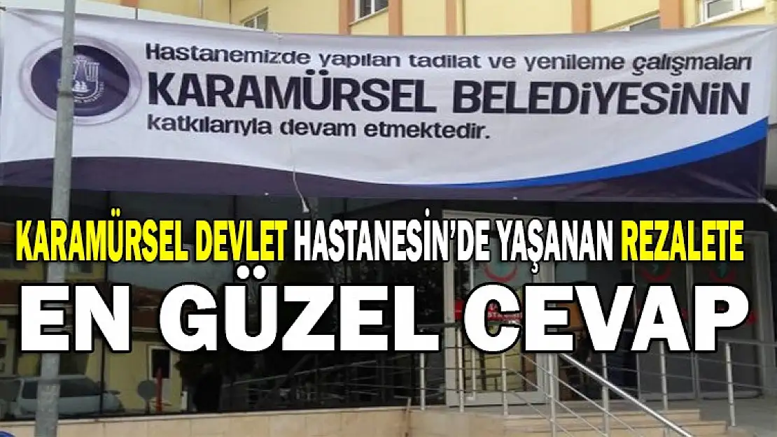 Karamürsel Devlet Hastanesi'ne Mesaj var