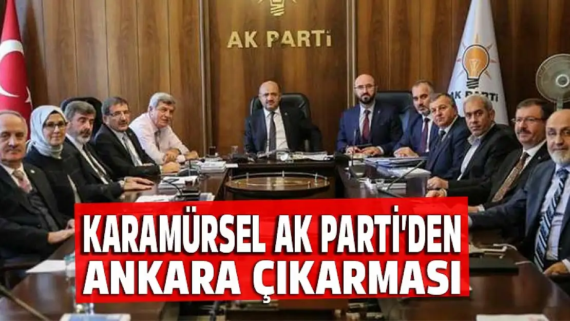 Karamürsel AK Parti'den Ankara çıkarması