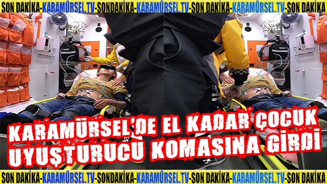 Karamürsel'de 16 yaşındaki çocuk uyuşturucu komasına girdi