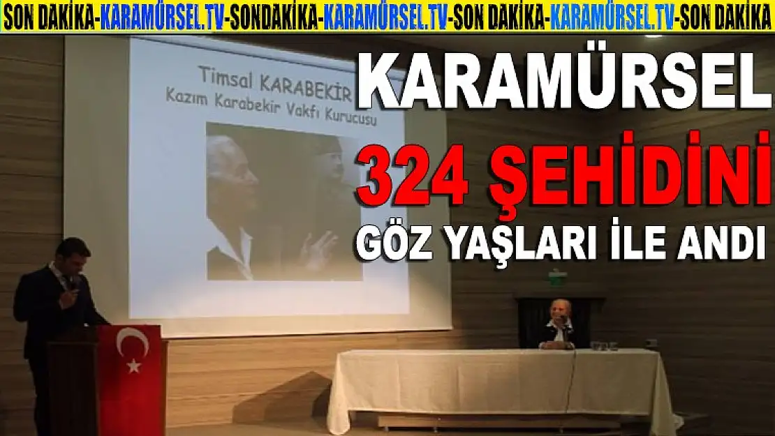 Karamürsel 324 şehidini andı