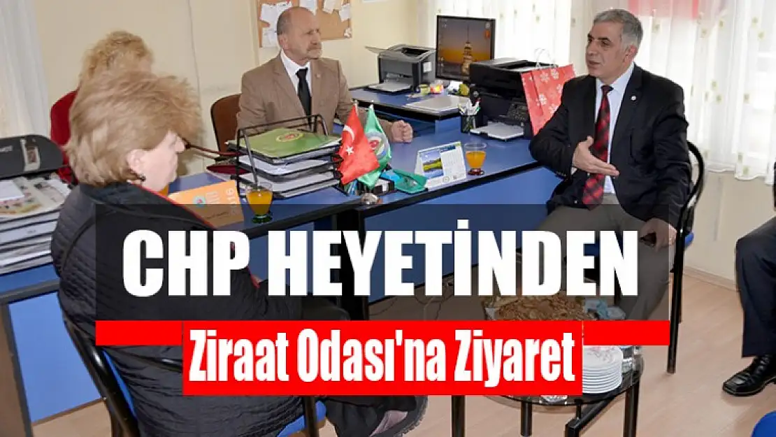 CHP Heyetinden Karamürsel Ziraat Odası'na Ziyaret