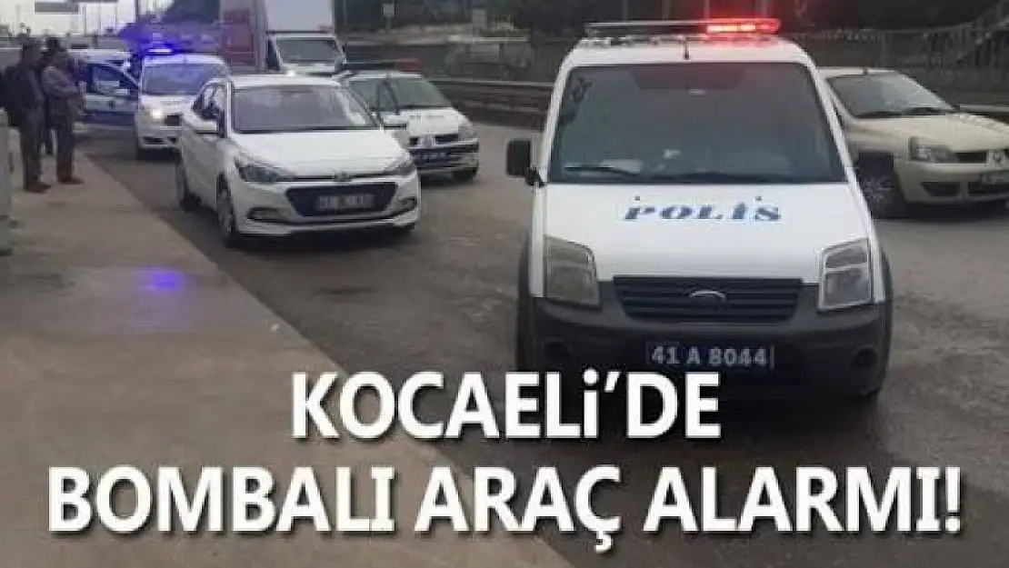 Kocaeli TEM otoyolunda bomba araması