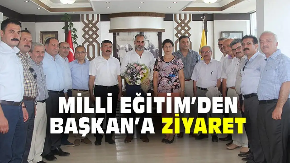 Milli Eğitim Müdürlüğünden Başkan'a Ziyaret