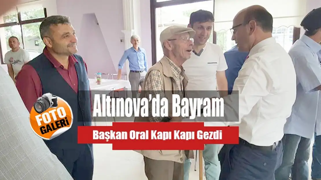 Altınova'da Yoğun Bayram Temposu