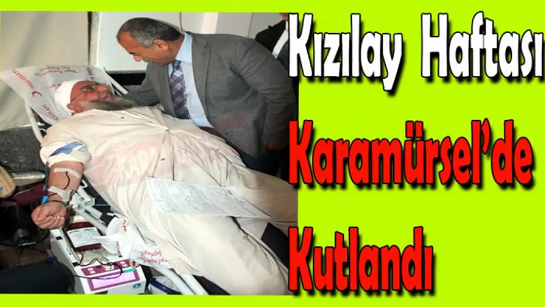 Kızılay  Haftası,  Karamürsel'de  kutlandı