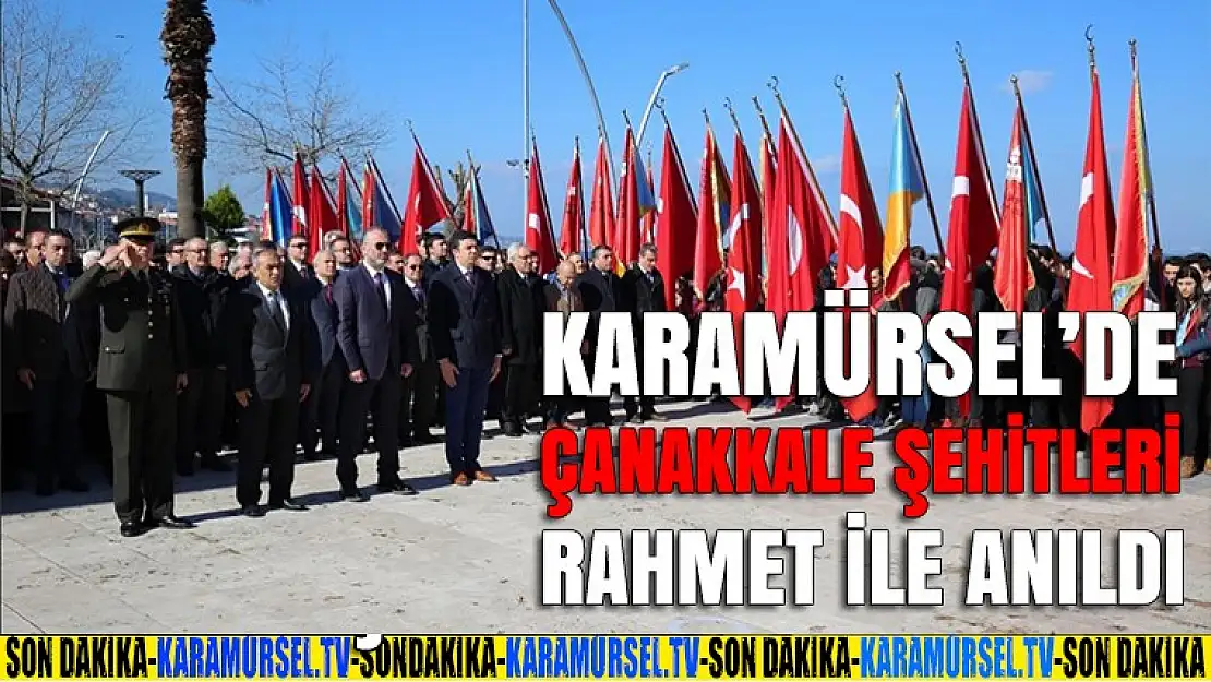 Karamürsel'de Çanakkale Şehitleri Törenle Anıldı