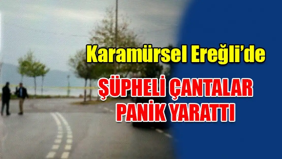 Karamürsel Ereğli'de Şüpheli Çantalar