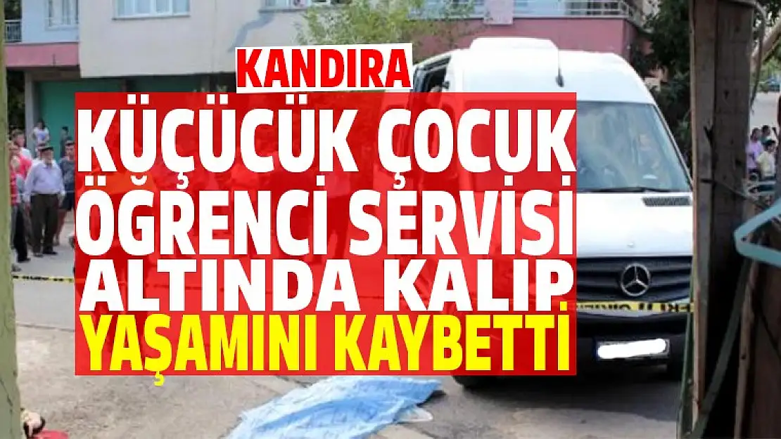 Küçük Kadir okul servisinin altında kaldı!