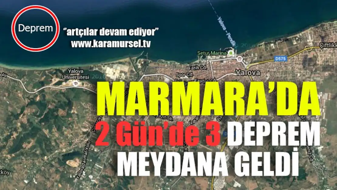 Marmara'da Deprem