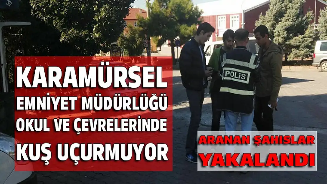 Karamürsel Emniyeti Okul ve çevrelerinde kuş uçurmuyor