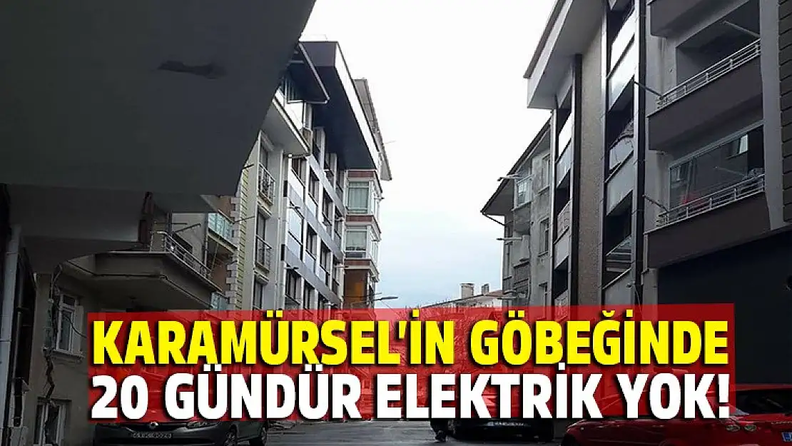 Çarşının göbeğinde 20 gündür elektrik yok!