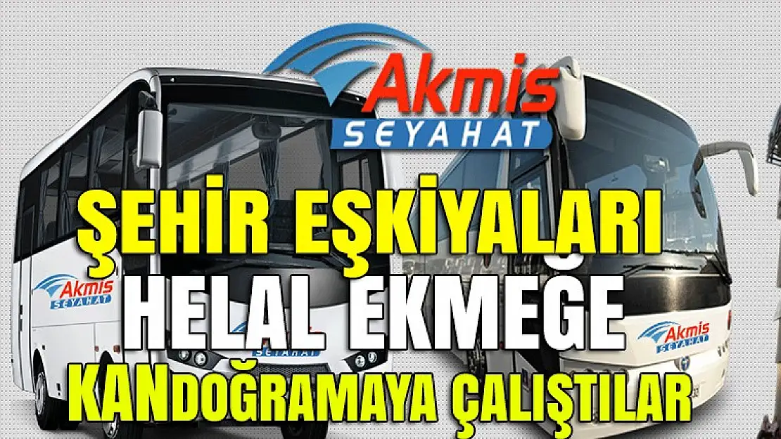 Şehir eşkiyaları, helal ekmeğe kan doğramaya çalıştılar