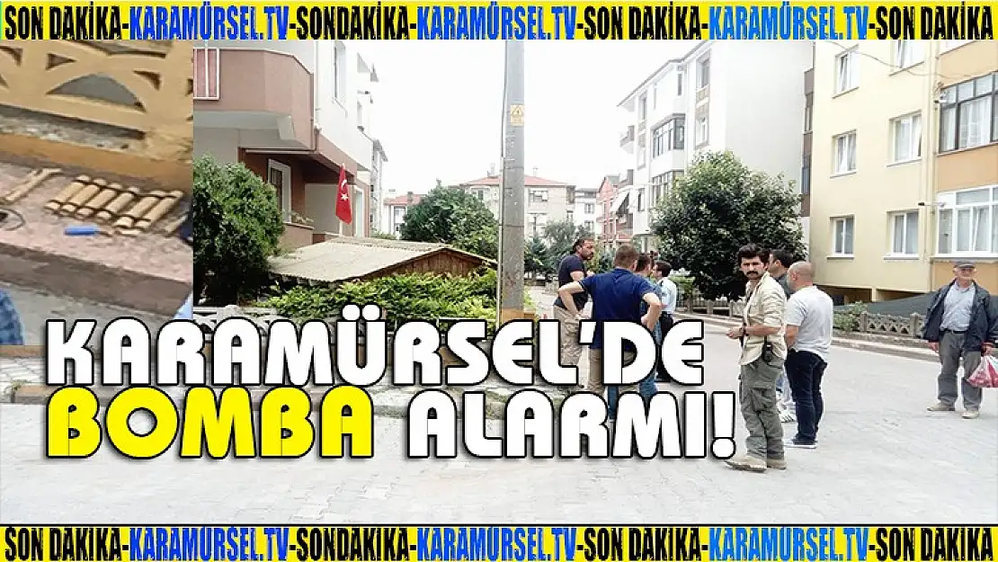 Karamürsel'de bomba alarmı