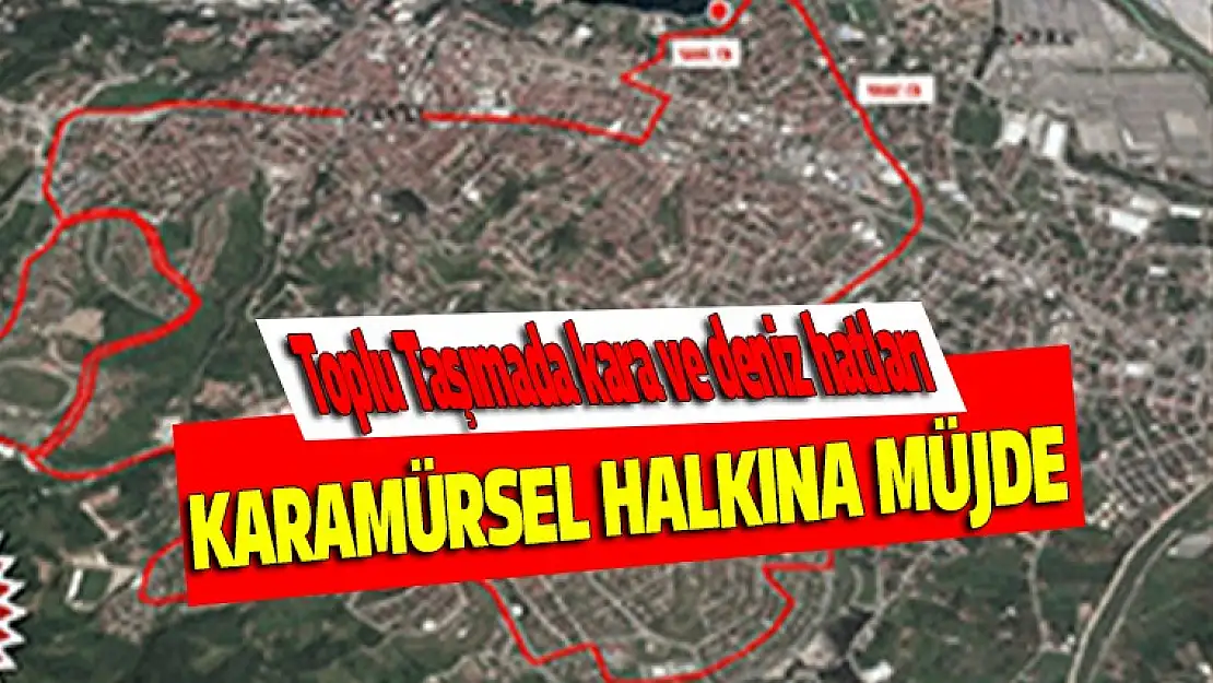 Toplu taşımada Karamürsel halkına müjde