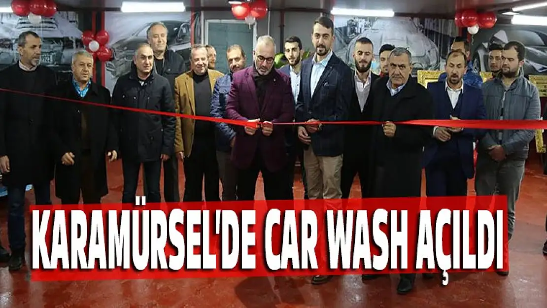 KARAMÜRSEL'DE CAR WASH AÇILDI