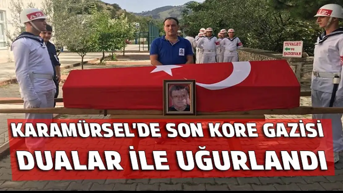 Karamürsel'de son Kore Gazisi Dualar ile defnedildi