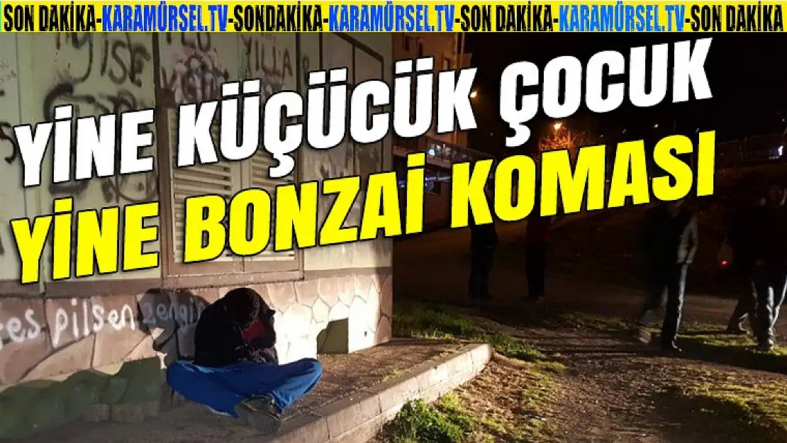 KÜÇÜK ÇOCUK BONZAİ KOMASINA GİRDİ