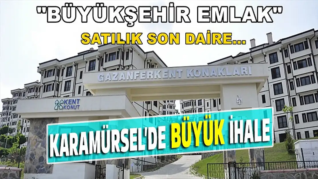 Karamürsel'de son 73 konut!