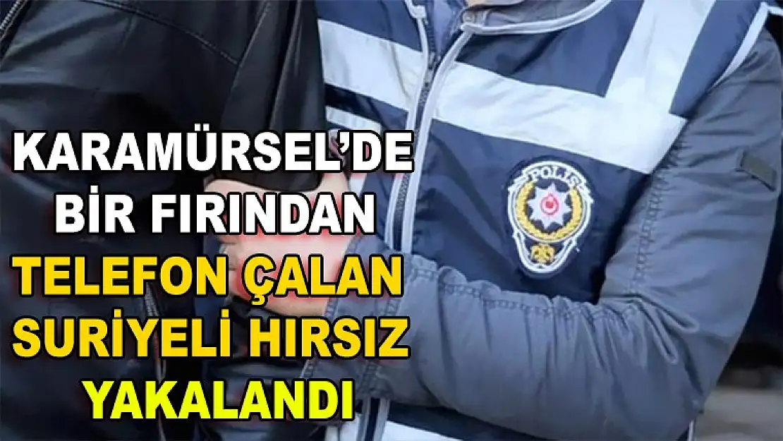 Karamürsel'de Suriyeli hırsız kıskıvrak akalandı