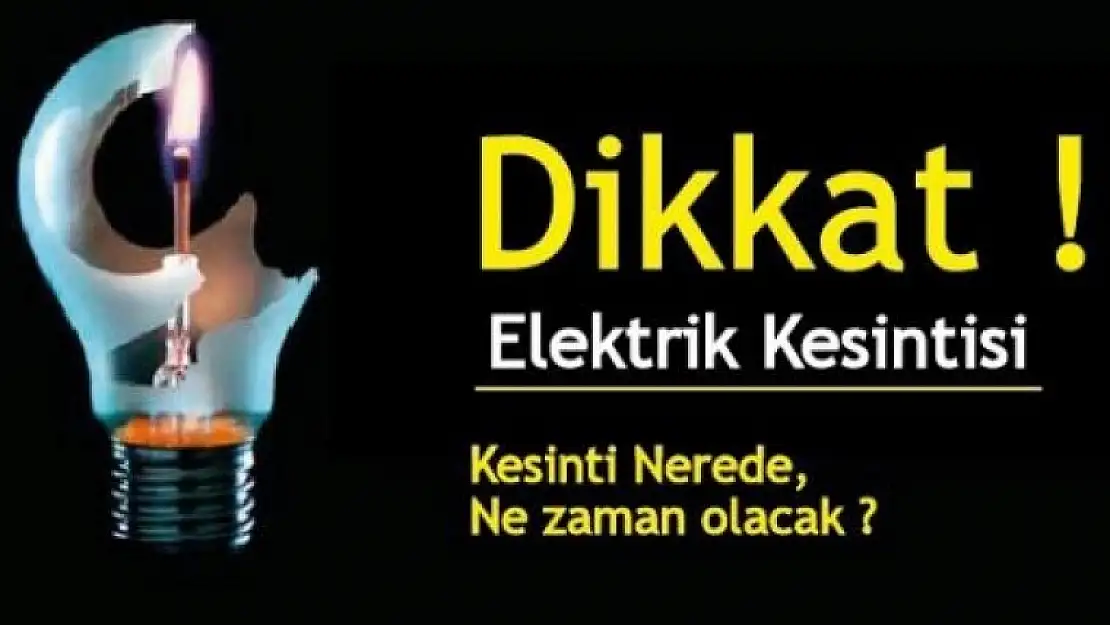 Karamürsel'de 4 Saatlik Elektrik Kesintisi