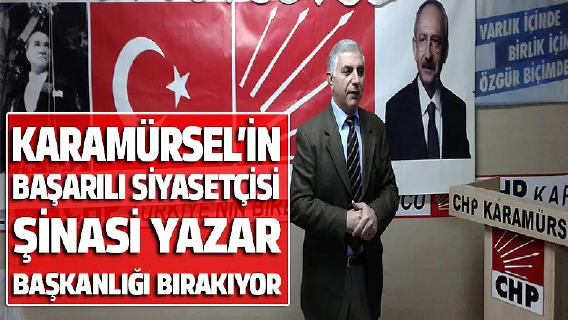 Şinasi Yazar Tekrar Başkan olmayacağını açıkladı