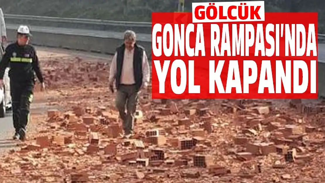 Gonca rampasında yol kapandı